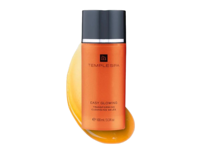 Templespa Easy Glowing Cleansing Gel, 3.3 fl oz/100 mL