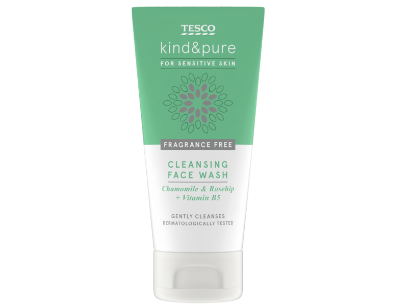 Tesco Kind & Pure Cleansing Face Wash, Chamomile & Rosehip + Vitamin B5, 150 mL