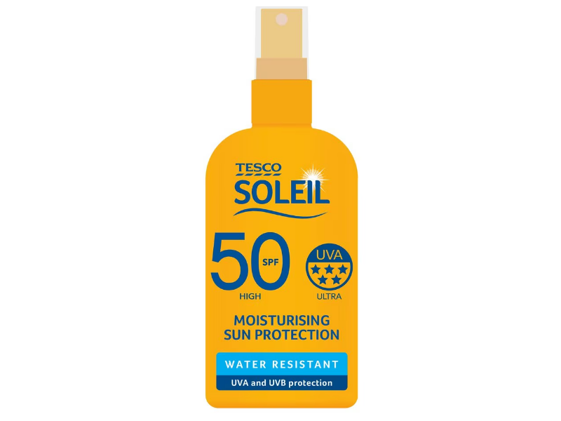 Tesco Soleil Moisturising Sun Protection Spray, SPF 50, 200 mL