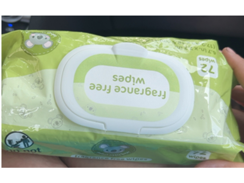 Texstar Fragrance Free Wipes, 72 Count