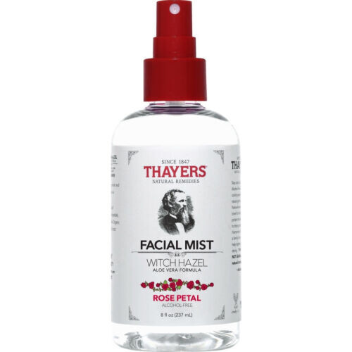 Alcohol-Free Witch Hazel Facial Mist Rose Petal