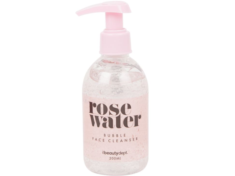 The Beauty Dept Bubble Face Cleanser, Rose Water, 200 mL
