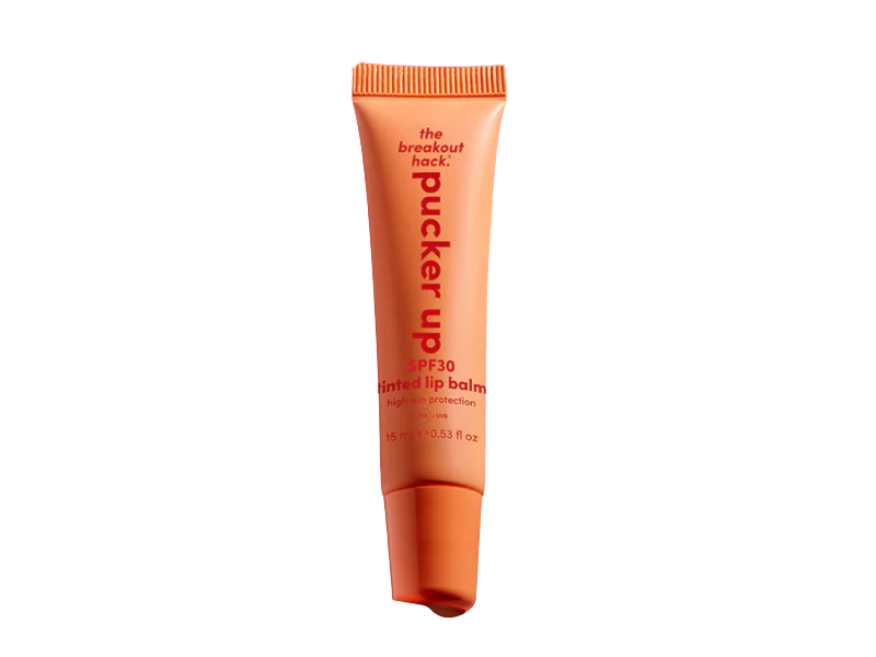 The Biofilm Hack Pucker Up Tinted Lip Balm, SPF 30, 0.53 fl oz.15 mL