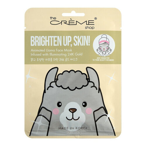 Brighten Up, Skin! Animated Llama Face Mask