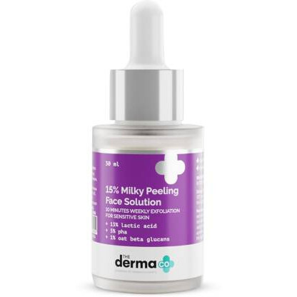 15% Milky Peeling Face Solution With 15% Lactic Acid, 5% PHA & 1% Oat Beta Glucans