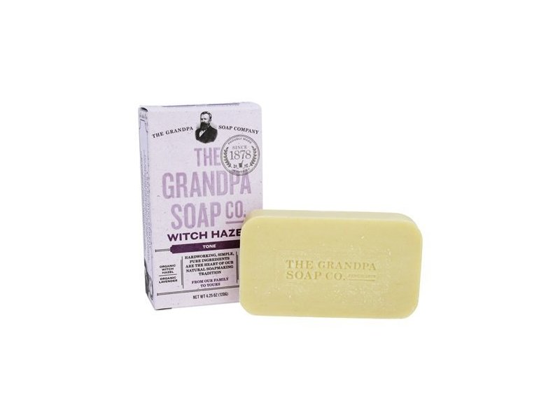 The Grandpa Soap Bar Witch Hazel, Tone, 4.25 oz/120 g