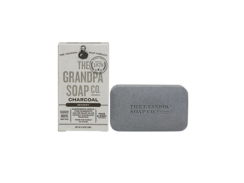 The Grandpa Soap Co. Charcoal Soap, 4.25 oz