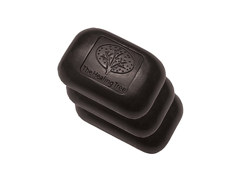 The Healing Tree Bamboo Charcoal Soap, 3.52 oz (3 Pack)