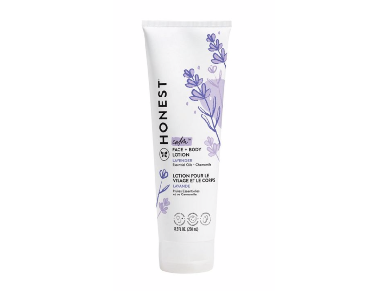 The Honest Company Calm Face + Body Lotion, Lavender, 8.5 fl oz