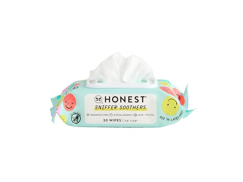 The Honest Company Face Wipes, Sniffer Soothers, Count 30