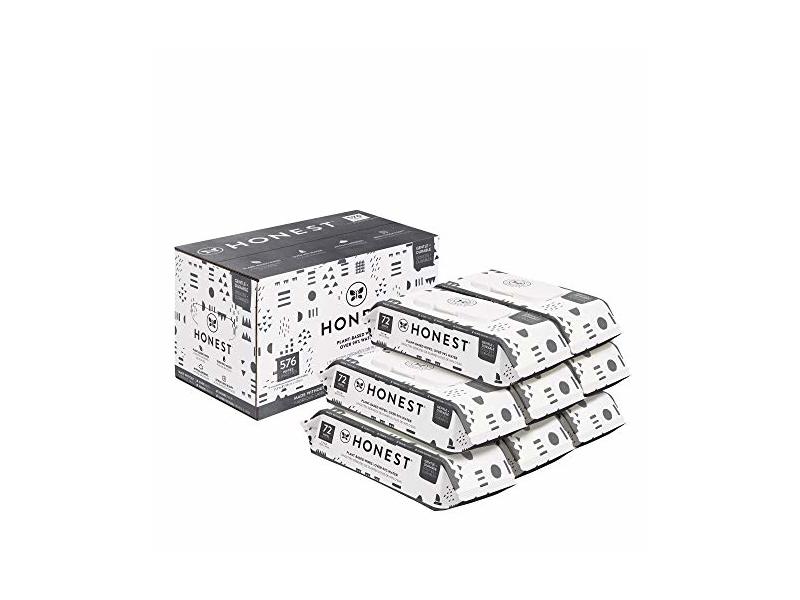 The Honest Company Wipes, Pattern Play, 576 Count