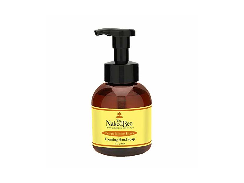 The Naked Bee Foaming Hans Soap, Orange Blossom Honey, 12 oz/355 mL