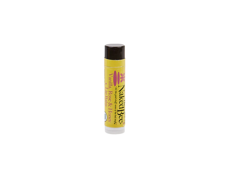 The Naked Bee Lip Balm, Rose, Vanilla & Honey, 0.15 oz