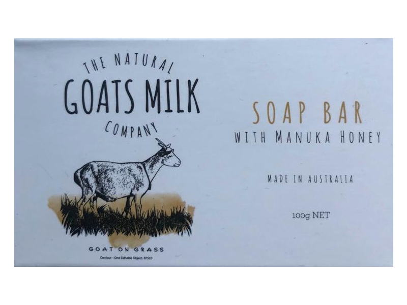 The Natural Goats Milk Company Soap Bar, Manuka Honey, 100 g