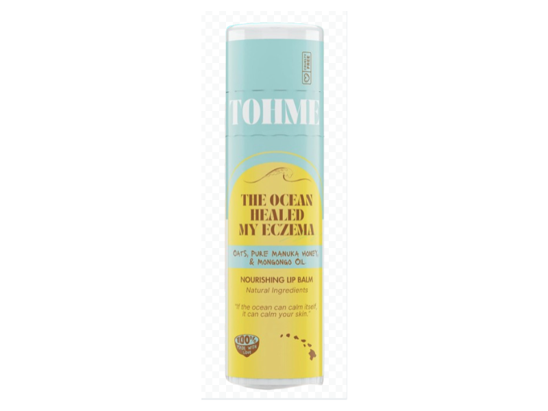The Ocean Healed My Eczema Nourishing Lip Balm, Oats, Pure Manuka Honey & Mongongo Oil, 0.25 oz/7 g