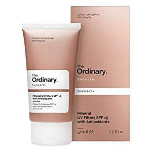 Mineral UV Filters SPF 15 With Antioxidants
