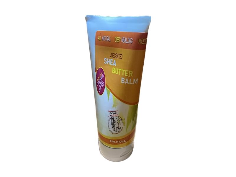The Original CJ's All Natural Shea Butter Balm, Unscented, 177 mL