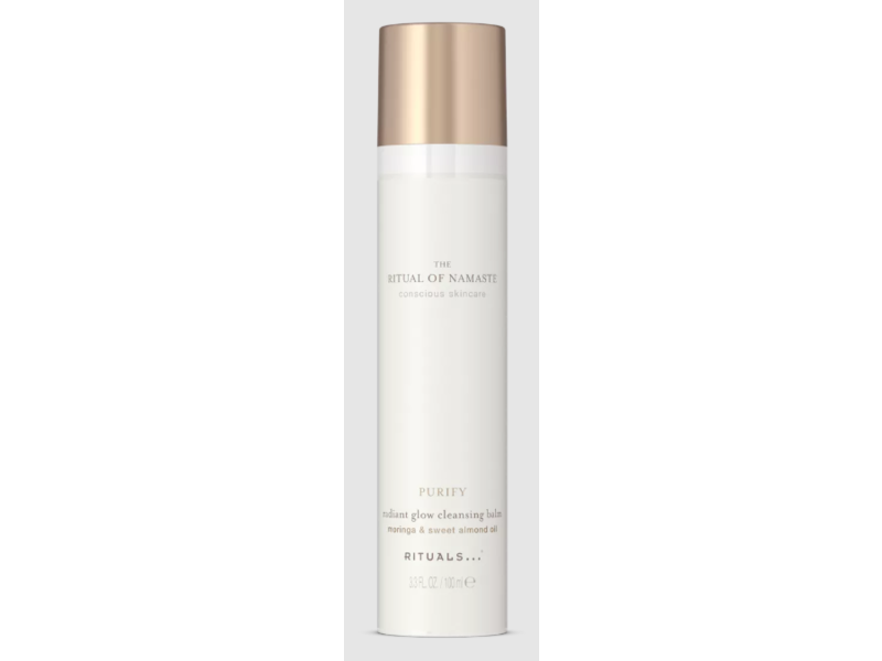 The Ritual of Namaste Radiant Glow Cleansing Balm, Morings & Sweet Almond Oil, 3.3 fl oz/100 mL