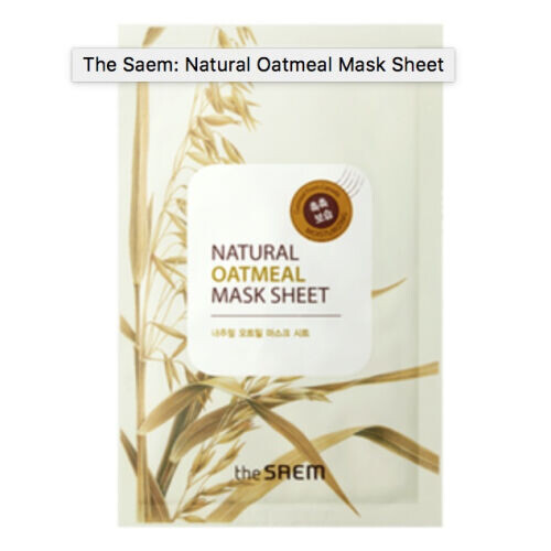 Natural Oatmeal Mask Sheet