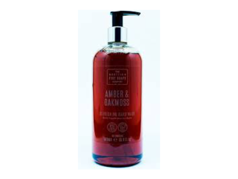 The Scottish Fine Soap Comapny Amber & Oakmoss Refreshing Hand Wash, 16.9 fl oz/500 mL
