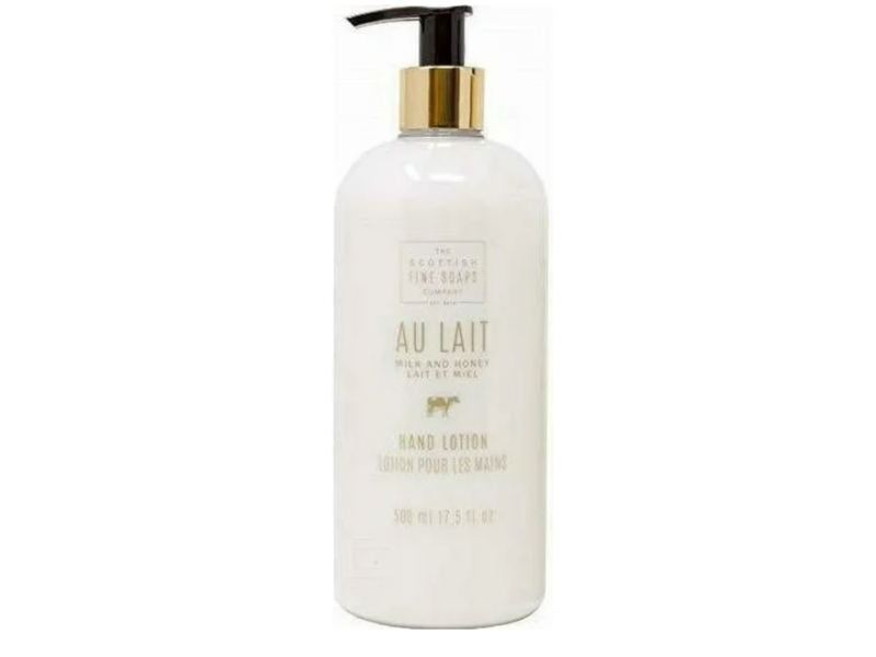 The Scottish Fine Soaps Company Au Lait Hand Lotion, Milk & Honey, 17.5 fl oz/500 mL