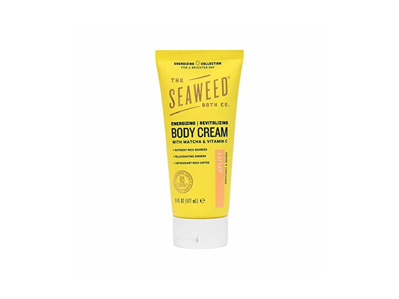 The Seaweed Bath Co. Energizing Body Cream, Matcha & Vitamin C, 6 fl oz/177 ml