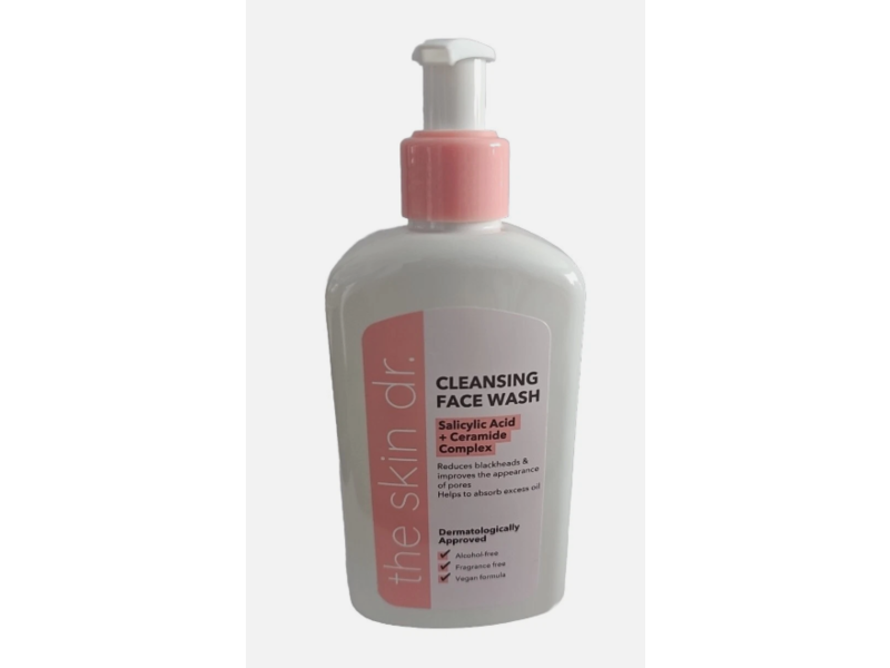 The Skin Dr. Cleansing Face Wash, Salicylic Acid + Ceramide Complex, 200 mL