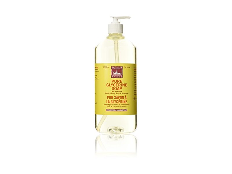 The Soap Works Pure Glycerine Soap, 32 fl oz/1000 mL