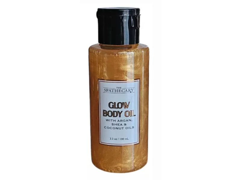 The Spathecary Glow Body Oil, Argan, Shea & Coconut Oils, 3.3 oz/100 mL