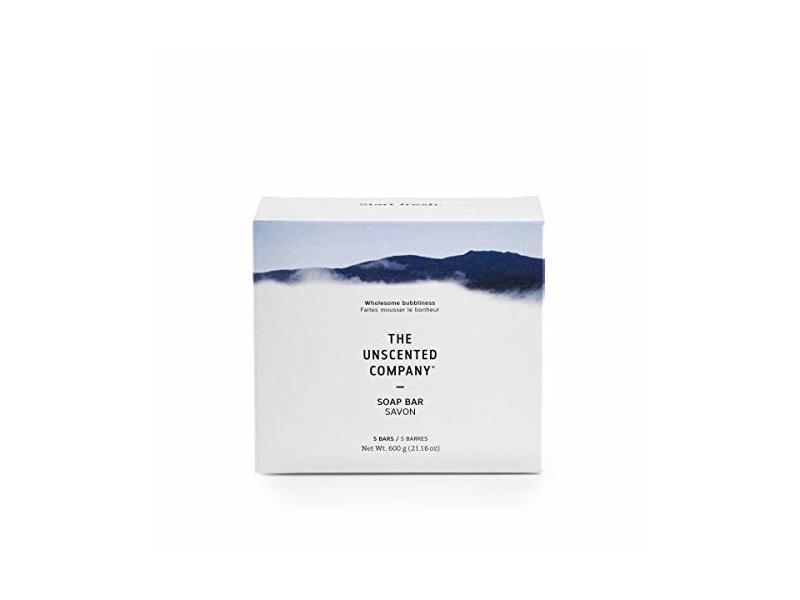The Unscented Company Bar Soap, ,21/16 oz/600 g, 5 Count