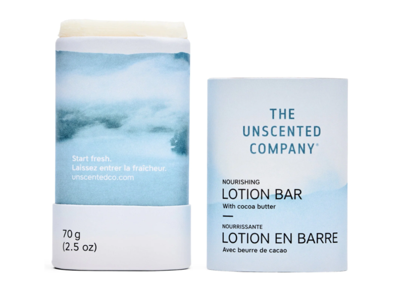 The Unscented Company Nourishing Lotion Bar, 2.5 oz/70 g