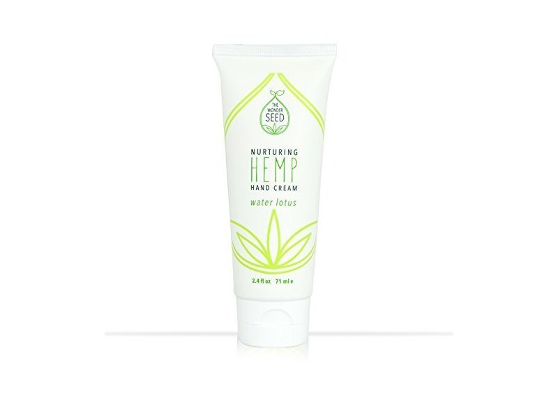 The Wonder Seed Nurturing Hemp Hand Cream, Water Lotus, 2.4 fl oz/71 mL