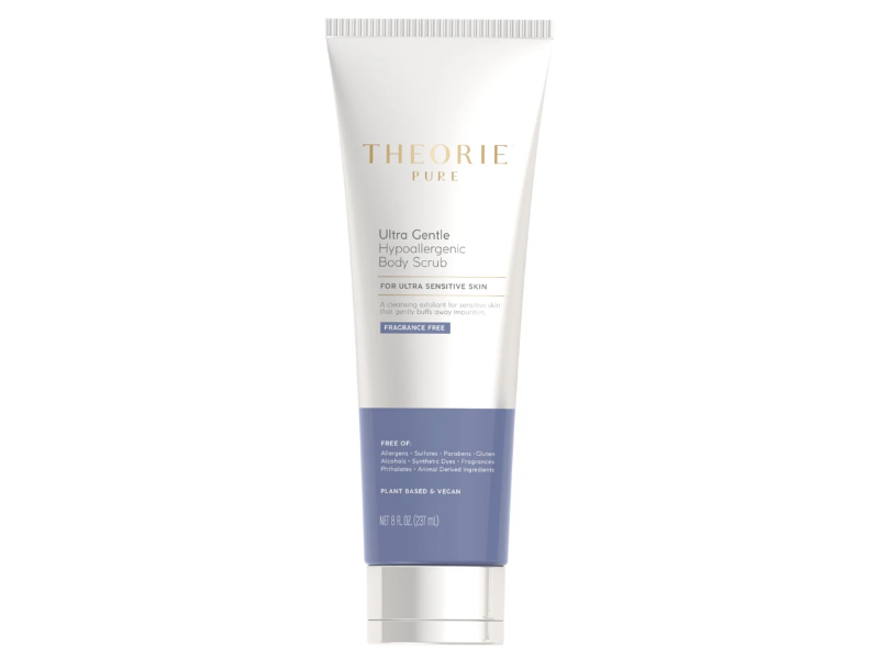 Theorie Hypoallergenic Body Scrub, Ultra Gentle, 8 fl oz/237 mL