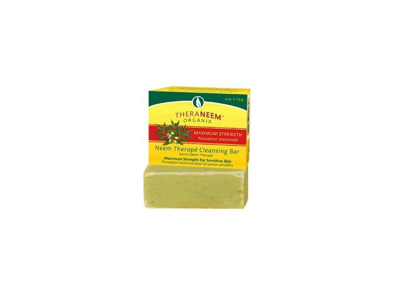 TheraNeem Naturals Maximum Strength Neem Therape Cleansing Bar (Pack of 2)