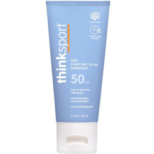 SPF 50 Clear Zinc Face Sunscreen