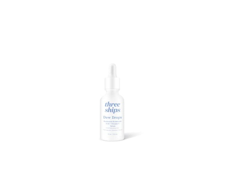 Three Ships Dew Drops Serum, Hyaluronic Acid & Vitamin C, 1 fl oz/30 mL