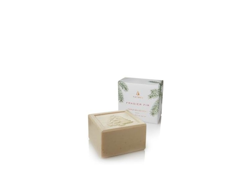 Thymes Frasier Fir Triple-Milled Soap, 5.5 fl oz/155 g