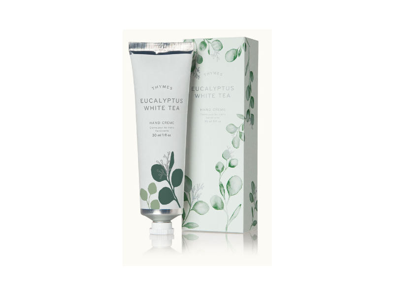 Thymes Hand Cream, Eucalyptus White Tea, 1 fl oz/30 mL