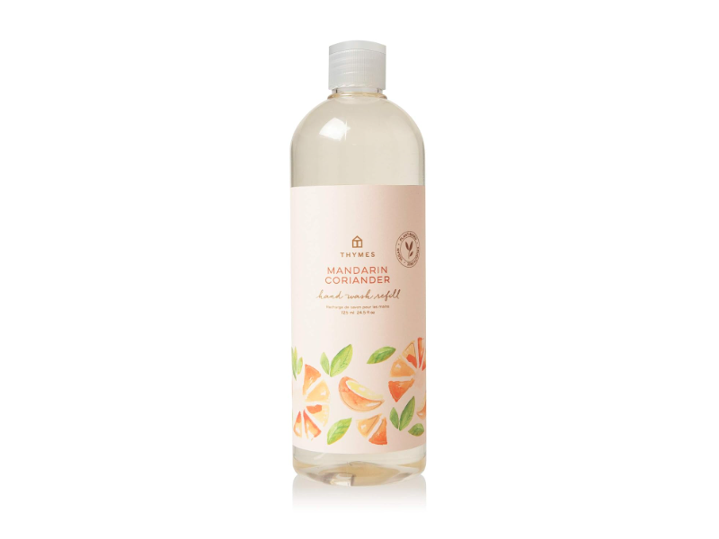 Thymes Hand Wash Refill, Mandarin Coriander, 24.5 fl oz/725 mL