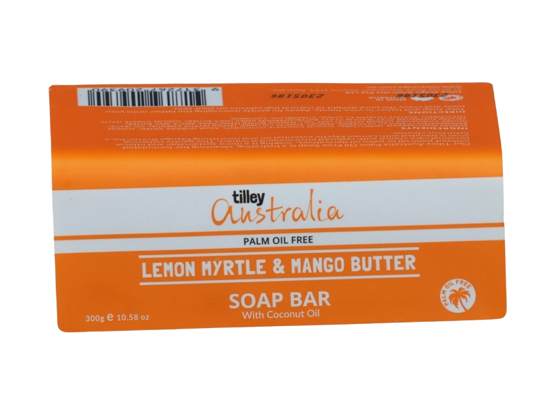 Tilley Australia Soap Bar, Lemon Myrtle & Mango Butter, 10.58 oz/300 g