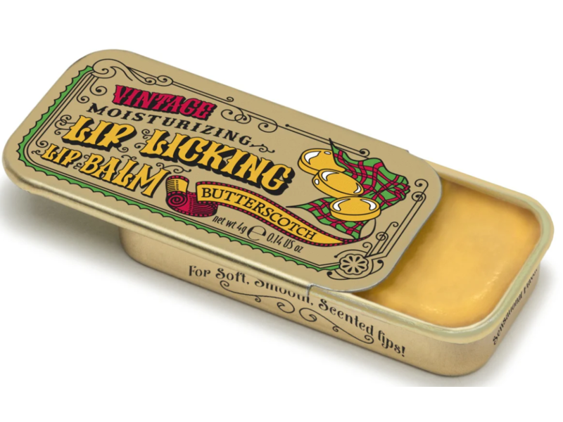 Tinte Cosmetics Vintage Moisturizing Lip Licking Lip Balm, Butterscotch, 0.14 oz/4 g