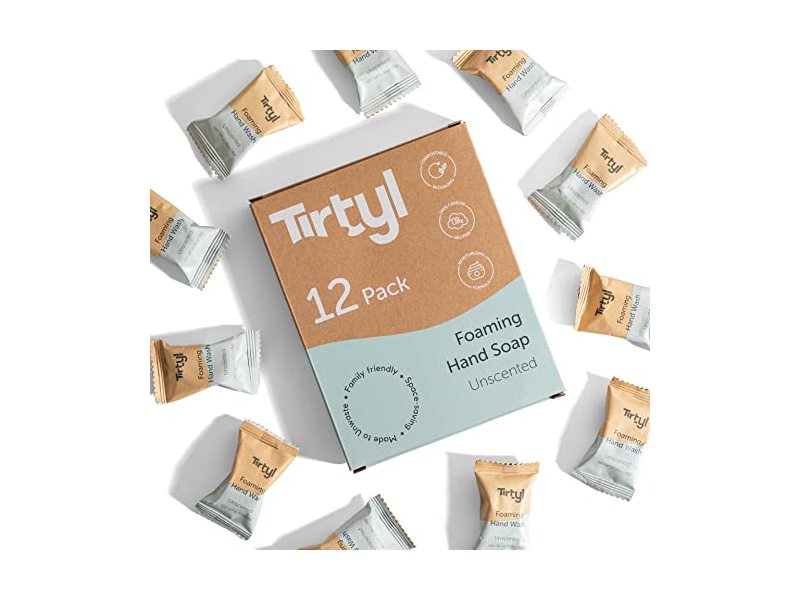 Tirtyl Foaming Hand Soap, 12 Pack