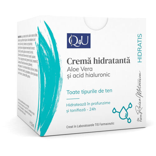 Crema Hidratanta Cu Aloe Vera Si Acid Hialuronic