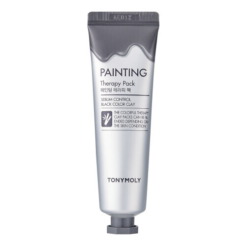 Painting Therapy Pack Sebum Control Black Color Clay