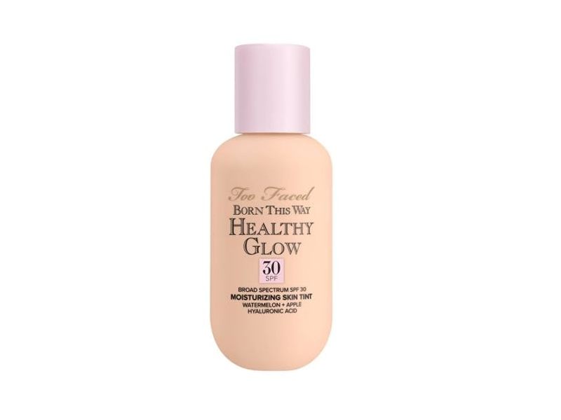 Too Faced Moisturizing Skin Tint, Watermelon + Apple Hyaluronic Acid, Vanilla, SPF 30, 2.0 fl oz/60 mL