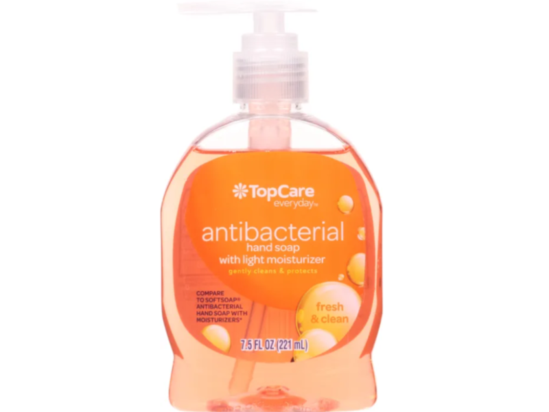 TopCare Everyday Antibacterial Hand Soap, Fresh & Clean, 7.5 fl oz/221 mL