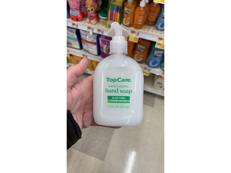 TopCare Moisturizing Hand Soap, Aloe Vera, 7.5 fl oz