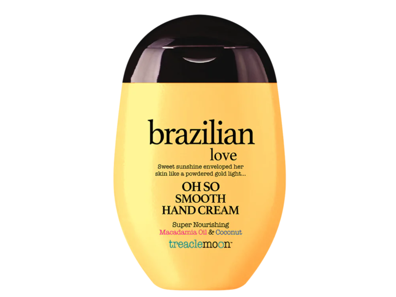 Treaclemoon Brazilian Love Oh So Smooth Hand Cream, Macadamia Oil & Coconut Extract, 75 mL
