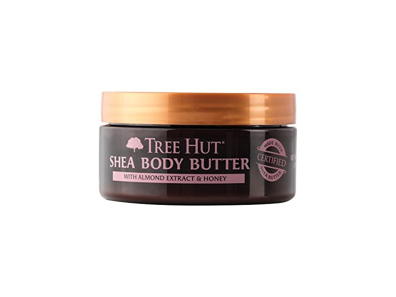 Tree Hut 24 Hour Intense Hydrating Shea Body Butter, Almond & Honey, 7 Ounce
