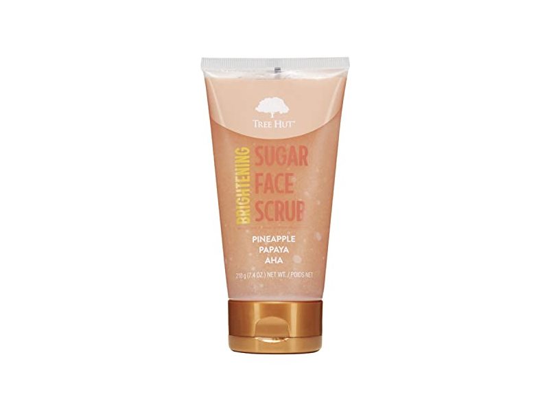 Tree Hut Sugar Brightening Face Scrub, Pineapple & Papaya, 7.4 oz/210 g